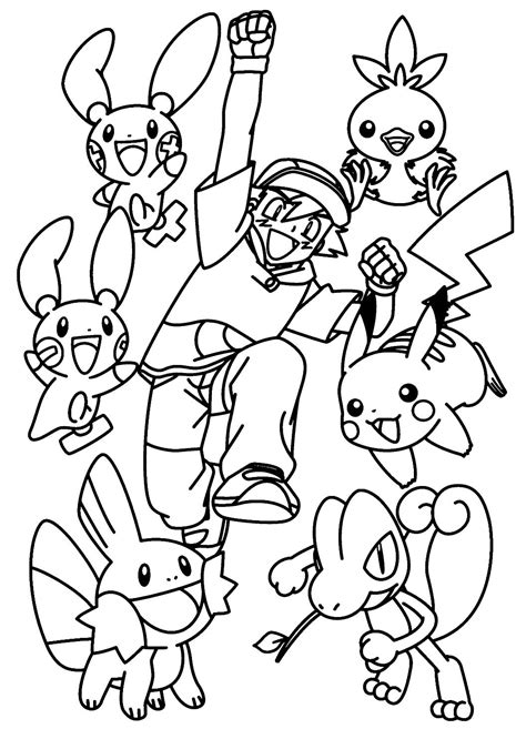 Desenhos de Pokémon para Colorir e Imprimir